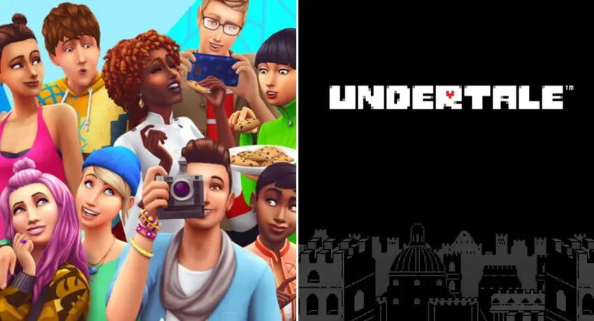 Exemplos de gamificação para redes sociais com the sims e undertale