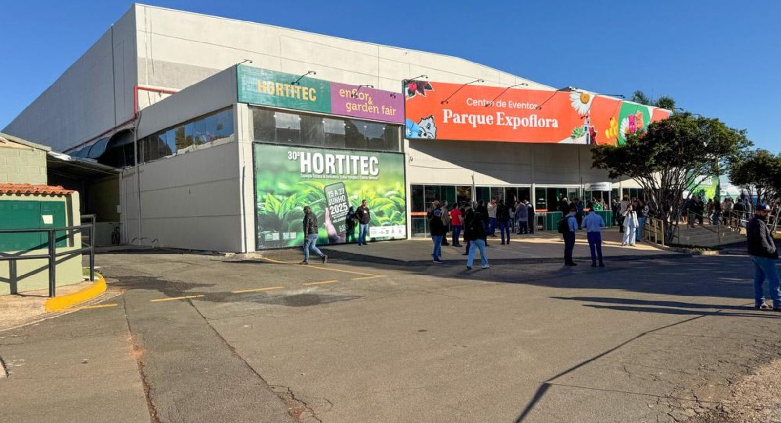 Fachada da Hortitec 2025